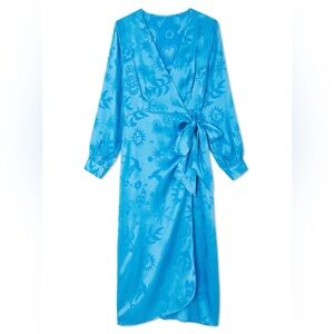 NWOT Never Fully Dressed Turquoise Sundazed Summer Vienna Wrap Dress